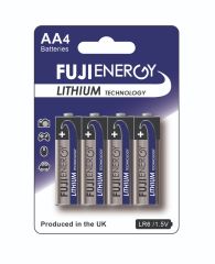 AA FUJIENERGY Lithium Technology, blister pack of 4